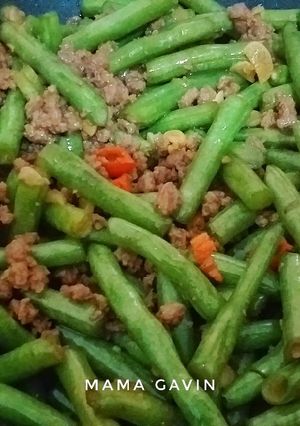 Foto resep 047. Tumis Buncis Daging Cincang