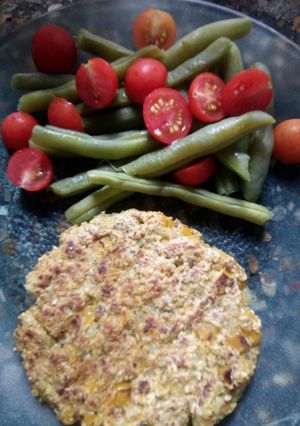 Una foto de Hamburguesas de avena! (Veganas)