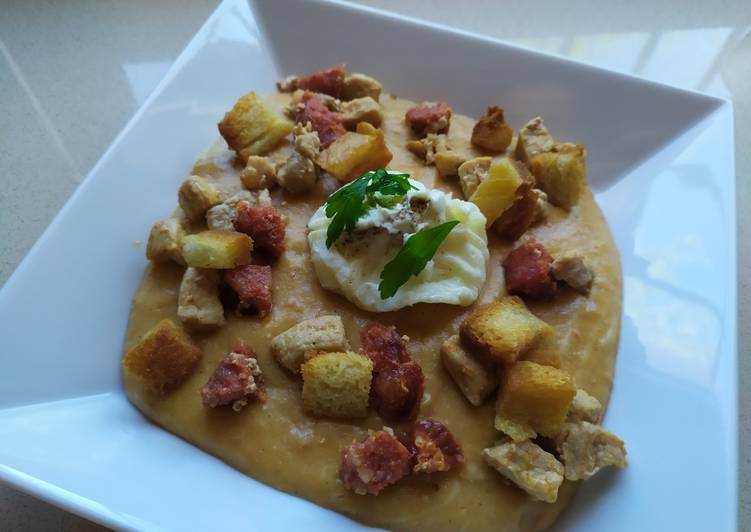 Crema de patatas sabrosa