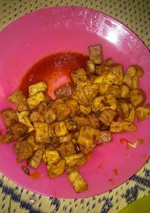 Foto resep 1.Tahu tempe kecap sederhana