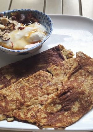 Une photo de Crêpes (omelette) de banane