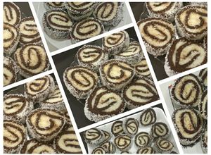 صورة لوصفة سويسرول الباونتي