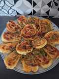 Rouleaux feuilletés croustillants aux lardons et fromage