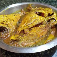 Pamfret fish curry A picture of Pamfret fish curry.