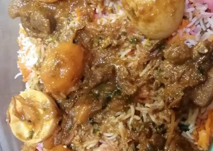 Mutton and egg biryani #recipes marathon