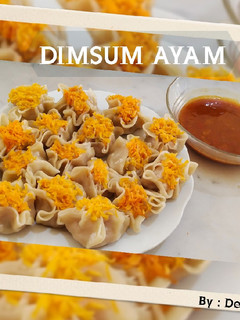 Foto resep Dimsum Ayam LENGKAP (Kulit + Cocolan saus)