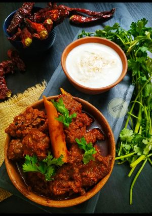 রাজস্থানী লাল মাস (Rajasthani Laal Maas recipe in bengali) রেসিপির প্রধান ছবি