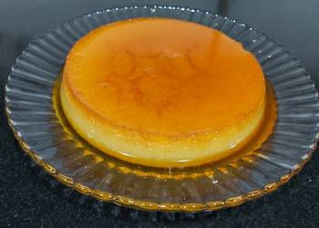 Easy Making Recipe Caramel Custard Eggless or Caramel Bread Pudding Delicious Steady