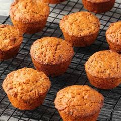 A picture of Zucchini nut muffin#bakedsnacks.