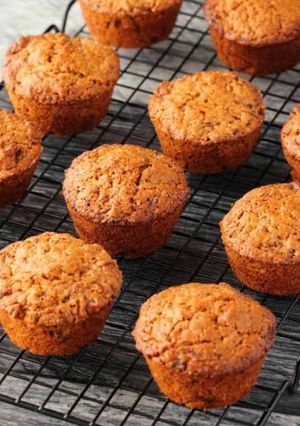 A picture of Zucchini nut muffin#bakedsnacks.