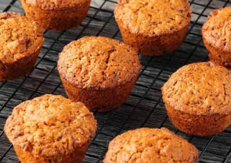 Step-by-Step Guide to Prepare Award-winning Zucchini nut muffin#bakedsnacks