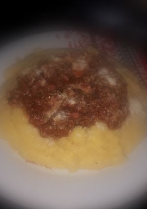 Una foto de Polenta...😋