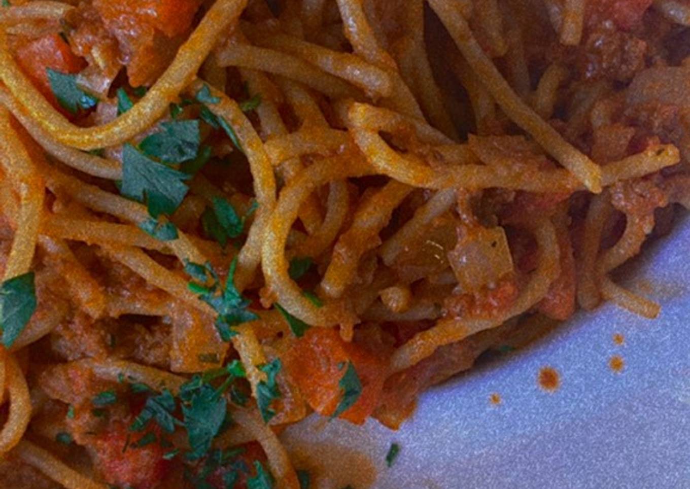 T-ribez Spaghetti bolognese