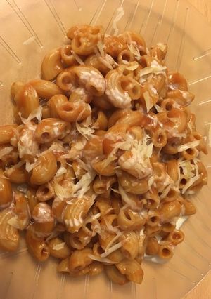 Una foto de Fideos con salsa simple🍝