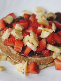 Una foto de Tortitas de avena (pancakes) 🥞