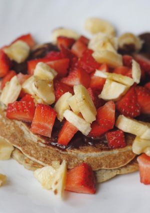 Una foto de Tortitas de avena (pancakes) 🥞