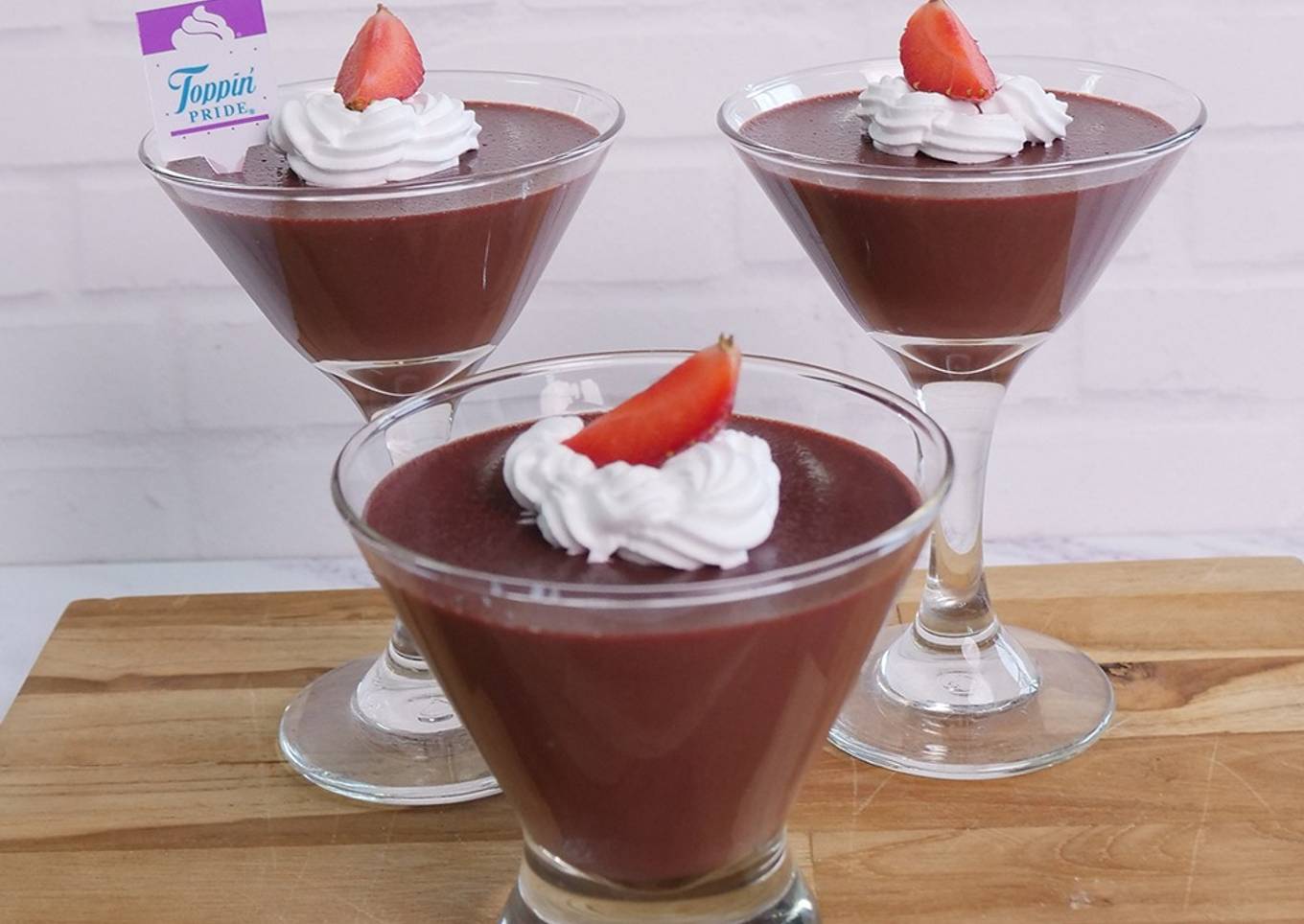 Choco Red Velvet Silky Pudding