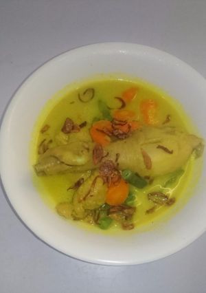 Foto resep Kari ayam sayur