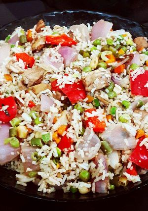 A picture of Fried rice.