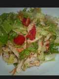 Insalatona di pollo e verdure