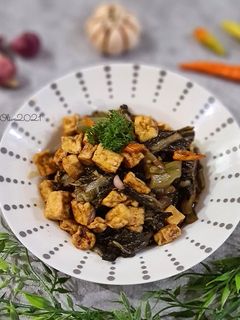 Foto resep Tumis Sayur Asin dan Tahu