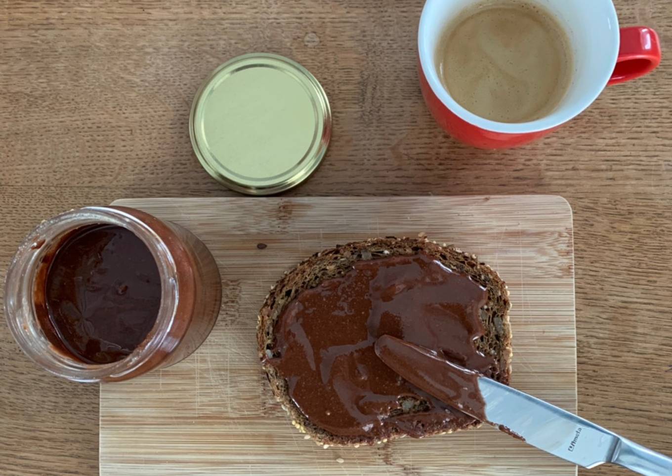 Pâte à tartiner noisette-chocolat SANS SUCRE