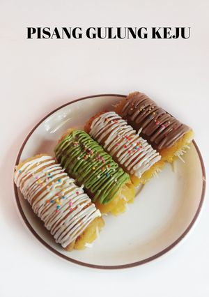 Foto resep Pisang Raja gulung keju