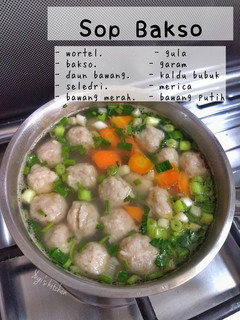 Foto resep Sop Bakso
