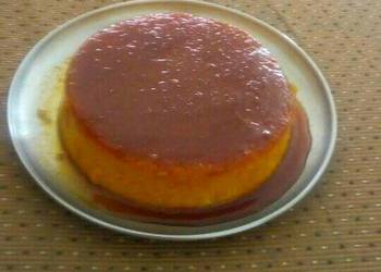 Popular Recipe Eggless caramel bread custard pudding Home Style