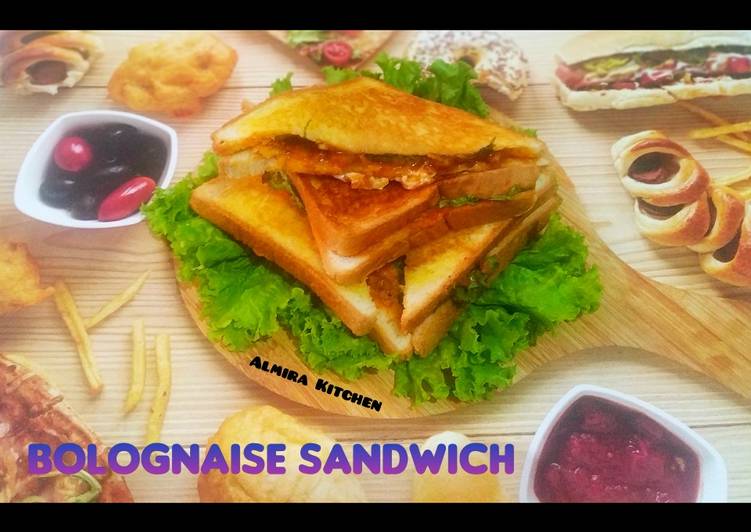 Resep Bolognaise Sandwich 👩‍🍳, Lezat Sekali