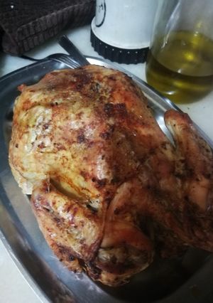 Φωτογραφία της συνταγής Κοτόπουλο με πατάτες ψημένο με μπύρα 🍻
