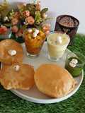 Varat special, poory bhaji, chattny, makhany ki kher