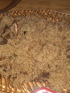A picture of Leftover Tikka pulao.