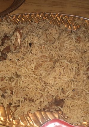A picture of Leftover Tikka pulao.