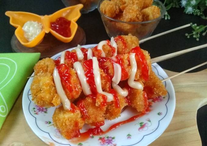 Wajib coba! Bagaimana cara buat Sate Tahu Pom-pom  lezat