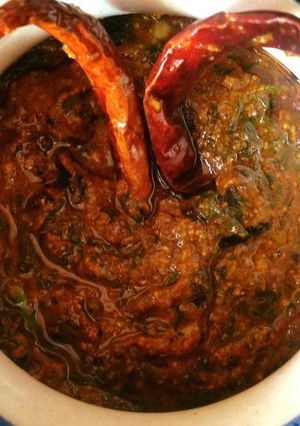 A picture of Gongura Pickle.