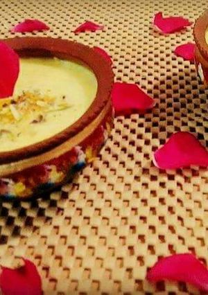 A picture of Mango Phirni.