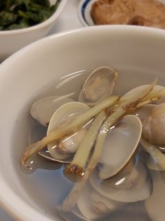 薑絲蛤蜊湯 的食譜成品照片
