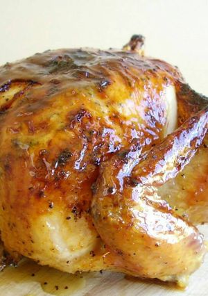 A picture of Citrus roasted chicken.