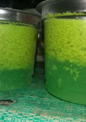 Foto resep Puding hijau lumut
