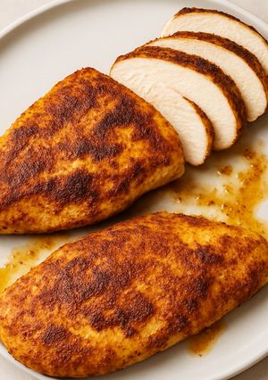 Una foto de Fiambre casero de pechuga de pollo especiada