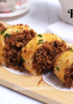 Foto resep Floss roll bread ala breadtalk #homemadebylita