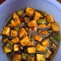 A picture of Chilli paneer.