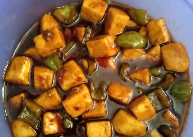 Steps to Make Quick Chilli paneer