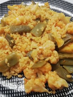 Una foto de Paella de verduras🥘