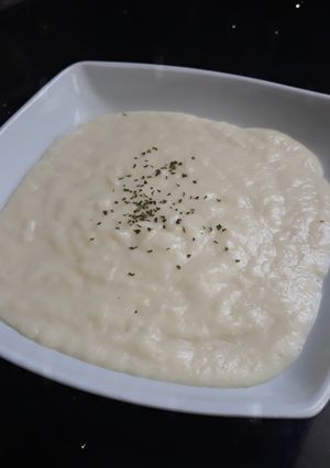 Una foto de Crema de bacalao