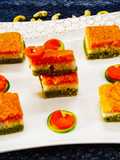Tricolour Dhokla