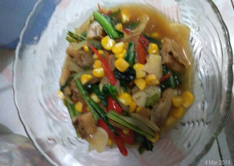 Resep Tumis asin gabus | Resep Bumbu Tumis asin gabus Yang Enak Dan Lezat