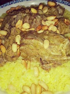 صورة لوصفة منسف باللحم
