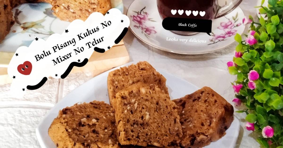 Resep Bolu Pisang kukus No Mixer No Telur oleh Lanjarsih/Mama Fifian
